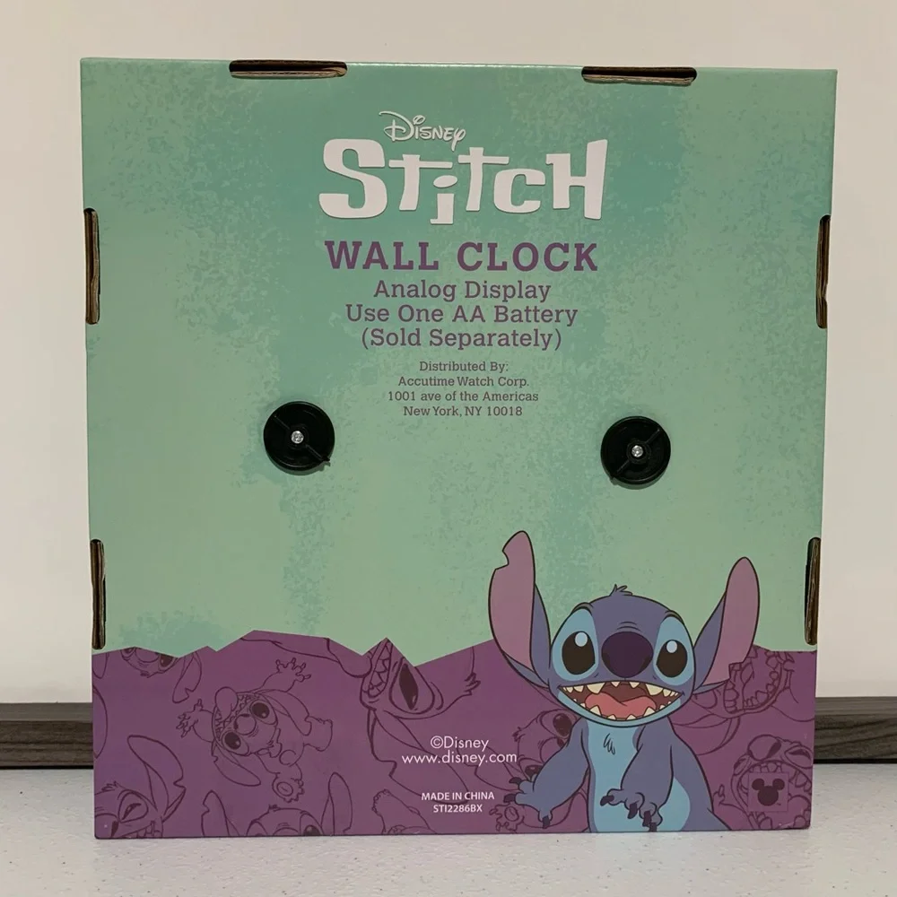 Disney Lilo and Stitch Analog Wall Clock-New in Box